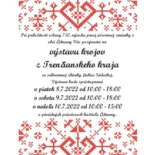 Výstava krojov